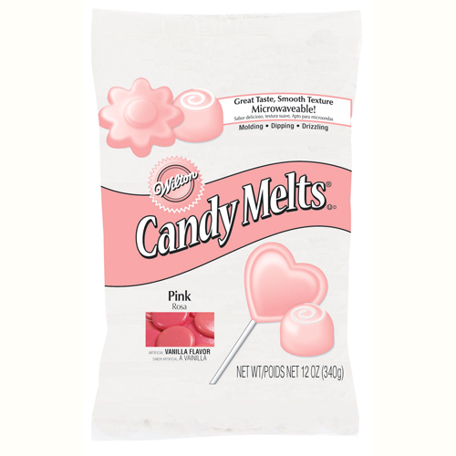 Candy melts pistoles rose