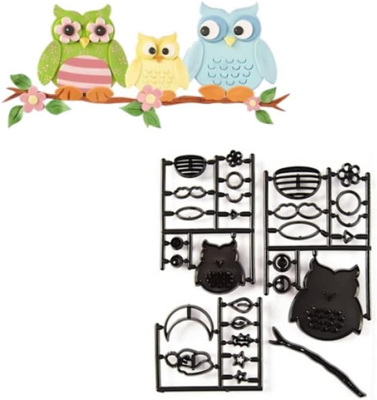 Emporte Pièce Patchwork “Famille Hibou” – Image 4