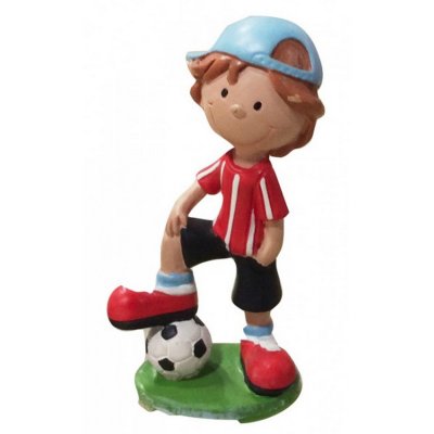 Figurine footbaleur rouge