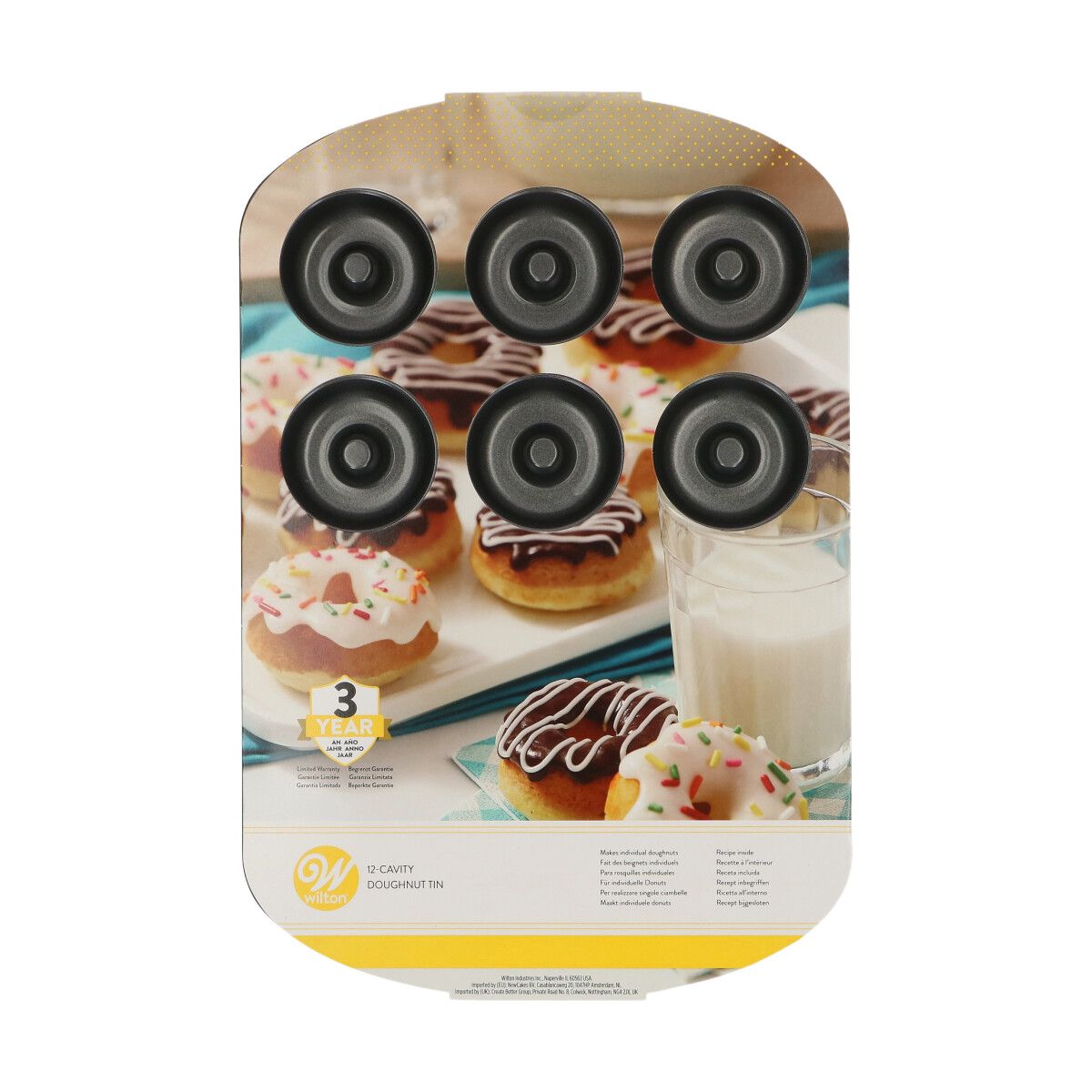 Moule Donuts Moyen Wilton – 12 cavités pour beignets maison