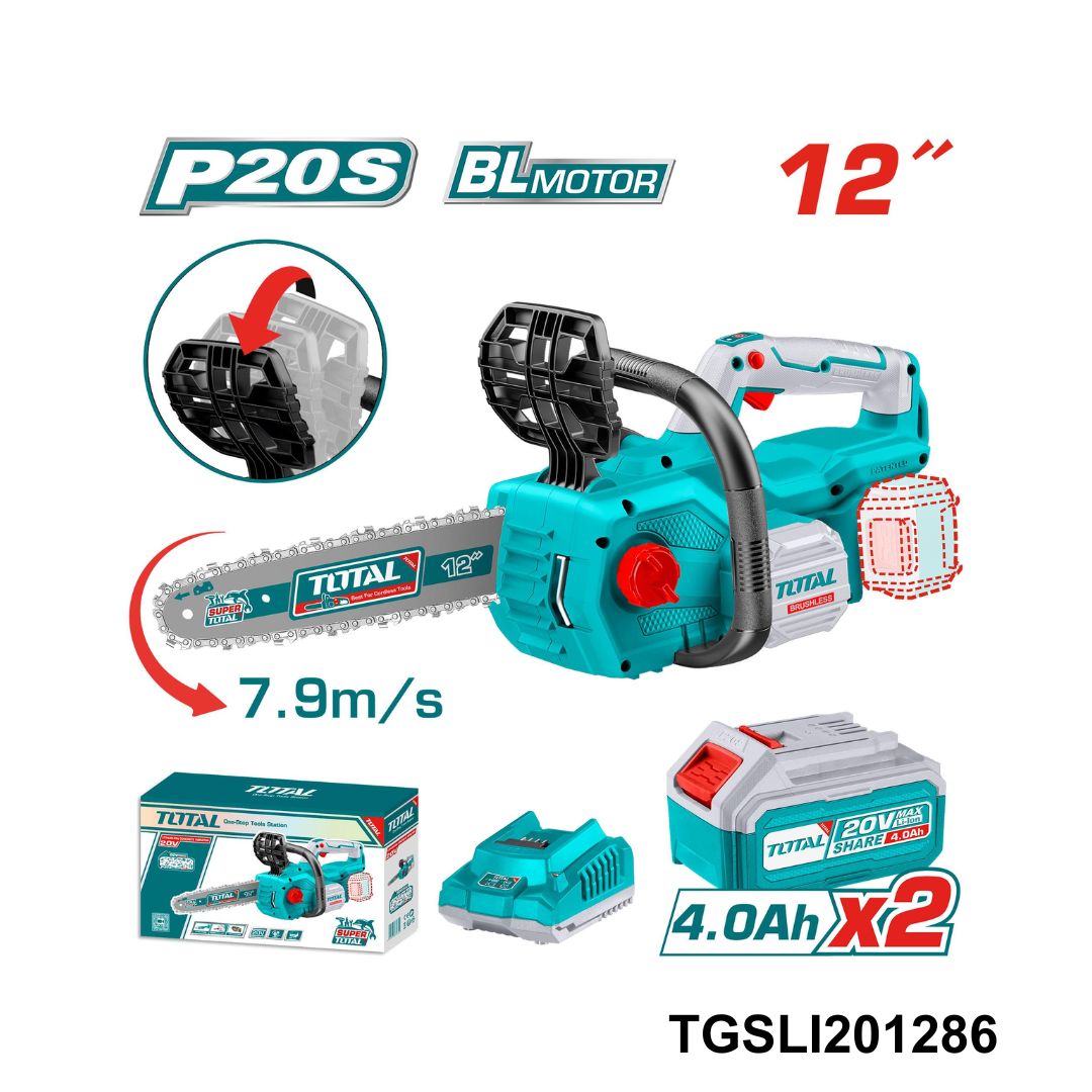 TOTAL tronconneuse 12 sans fil 300 TGSLI201286