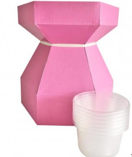 Présentoir à Cup-cake Bouquet “Rose Baby”