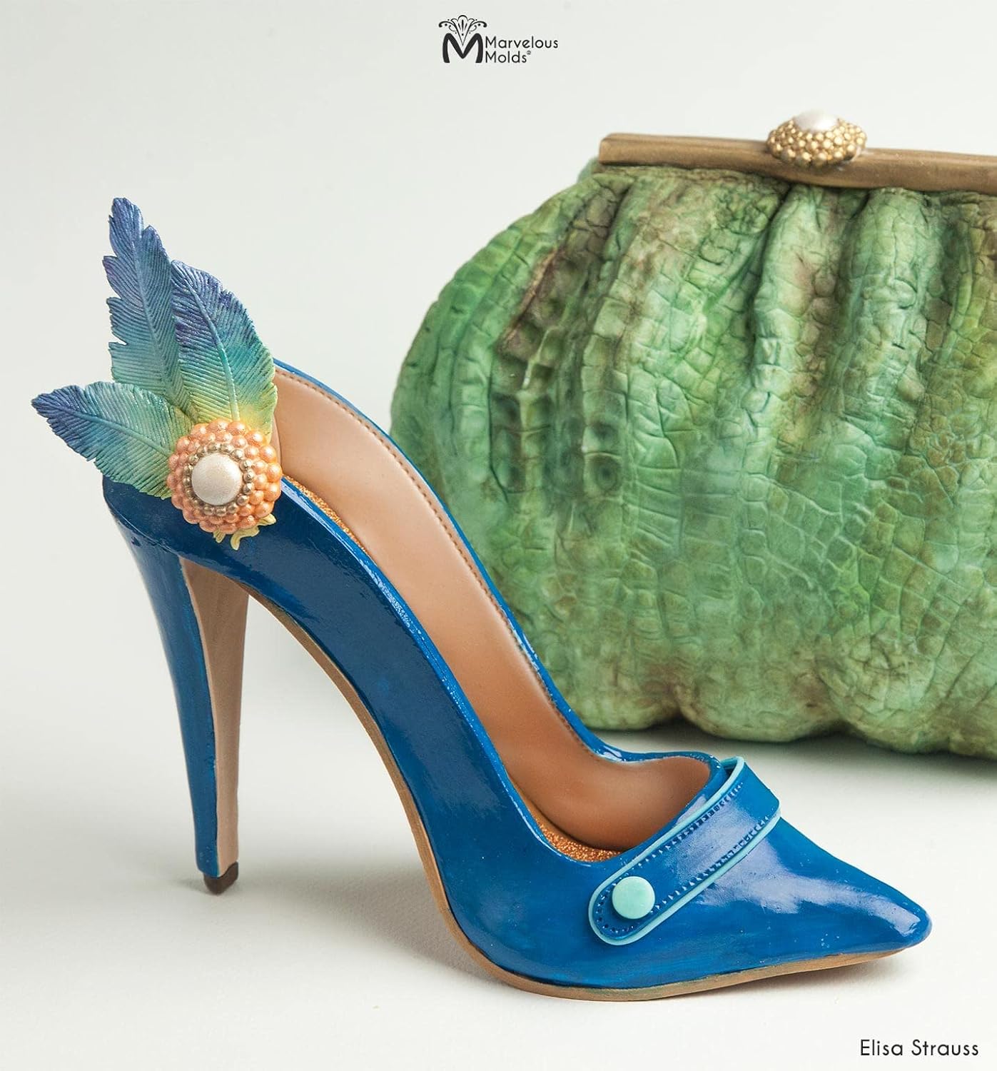 Moule grande plume (moule en 2 parties) – 10,80 x 2,70 cm – Marvelous Molds